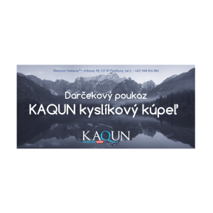 Dárkový poukaz na kyslíkovou koupel